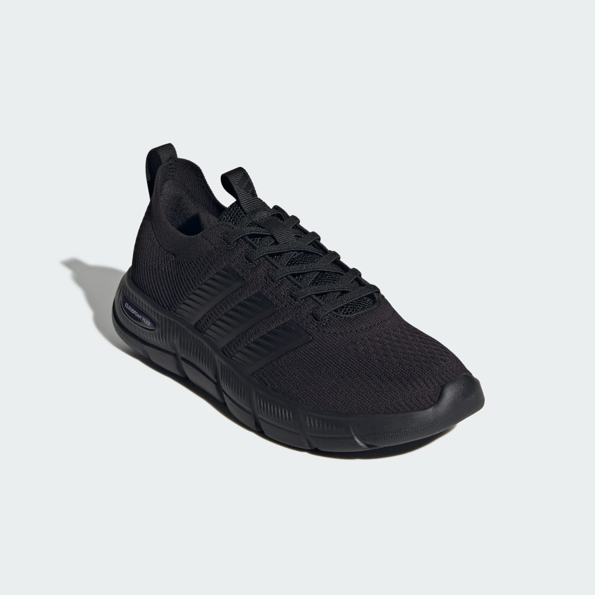 Adidas Women's CLOUDFOAM FLEX SLOUNGE SHOES - Core Black / Core Black / Cloud White - Image 4
