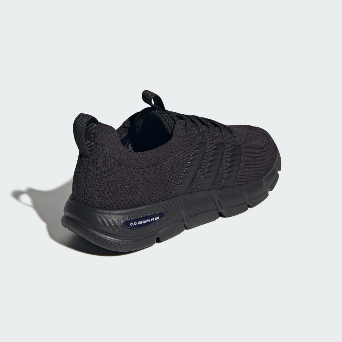 Adidas Women's CLOUDFOAM FLEX SLOUNGE SHOES - Core Black / Core Black / Cloud White - Image 5