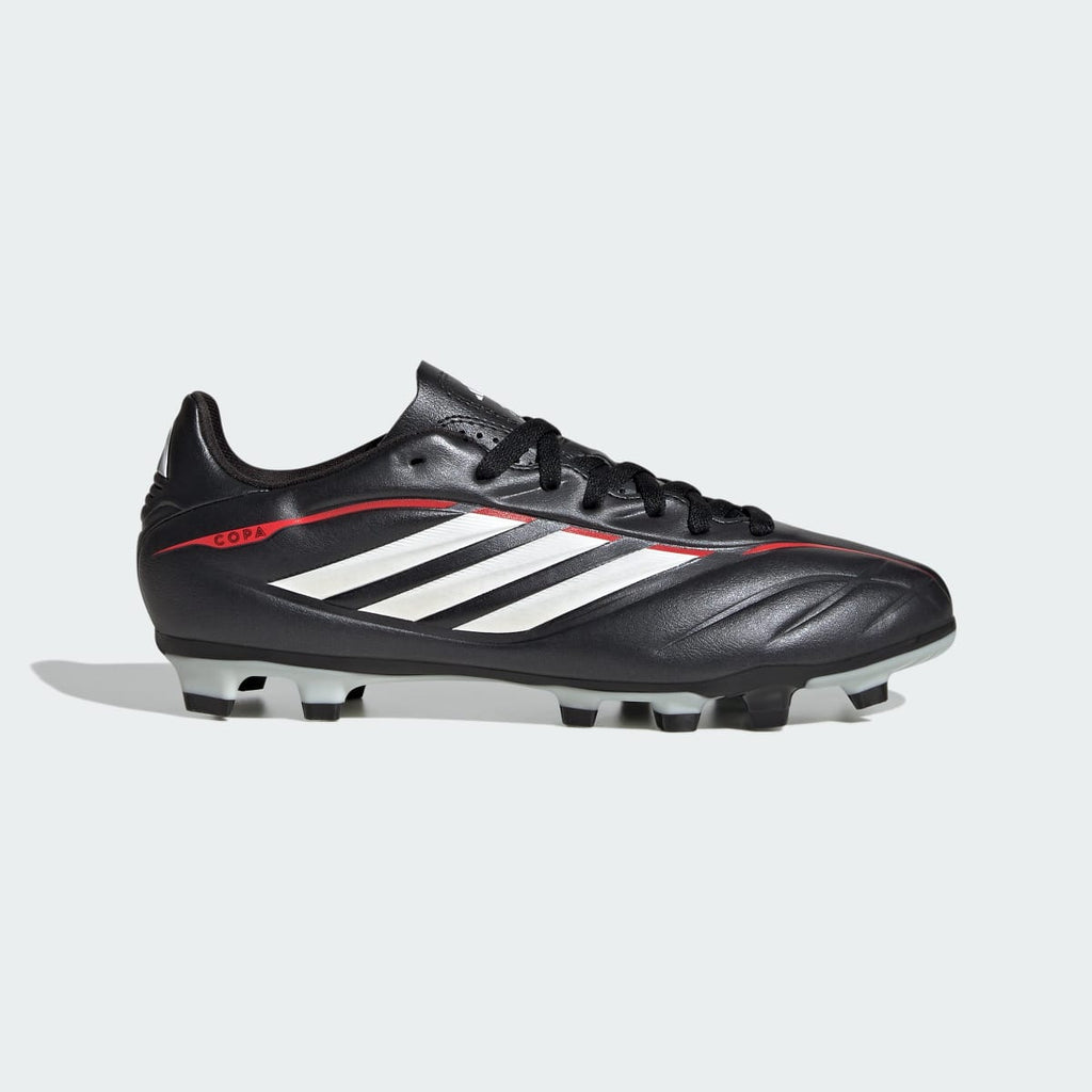 Adidas Kids' COPA PURE IV CLUB Firm Ground/Multi Ground Soccer Cleats Kids - Core Black / Cloud White / Lucid Red - Image 2