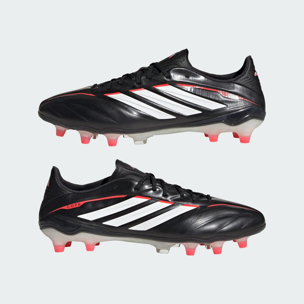 Adidas Women's COPA PURE IV ELITE Firm Ground Soccer Cleats - Core Black / Cloud White / Lucid Red - Image 8