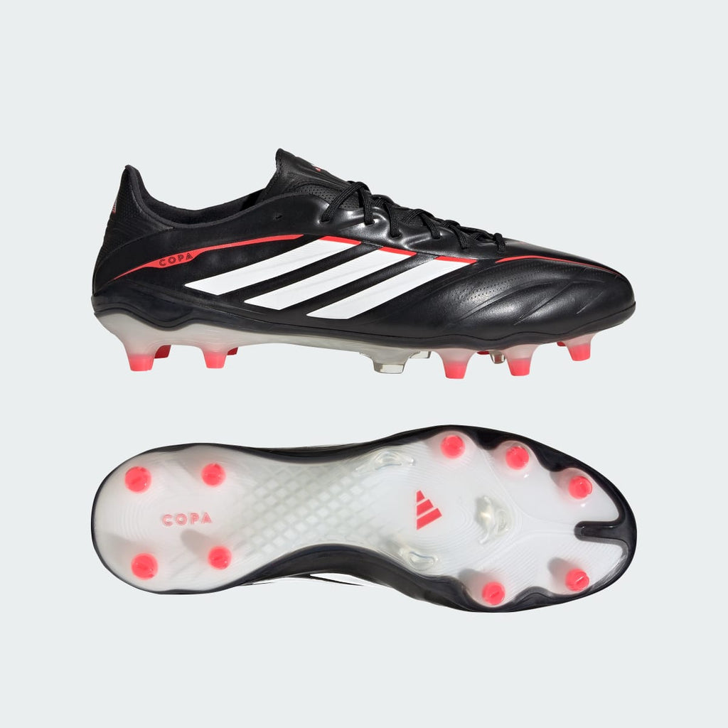 Adidas Women's COPA PURE IV ELITE Firm Ground Soccer Cleats - Core Black / Cloud White / Lucid Red - Image 1