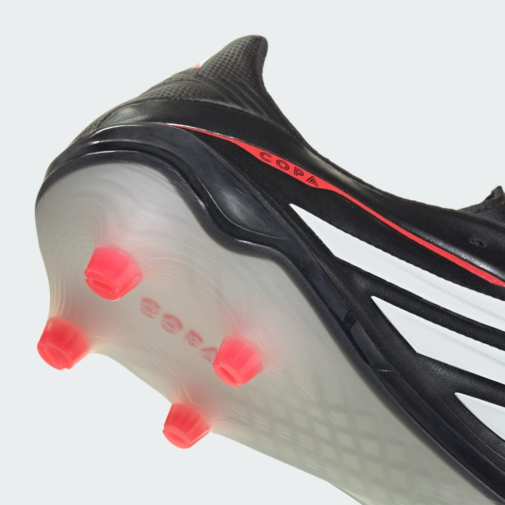 Adidas Men's COPA PURE IV ELITE Firm Ground Soccer Cleats - Core Black / Cloud White / Lucid Red - Image 10