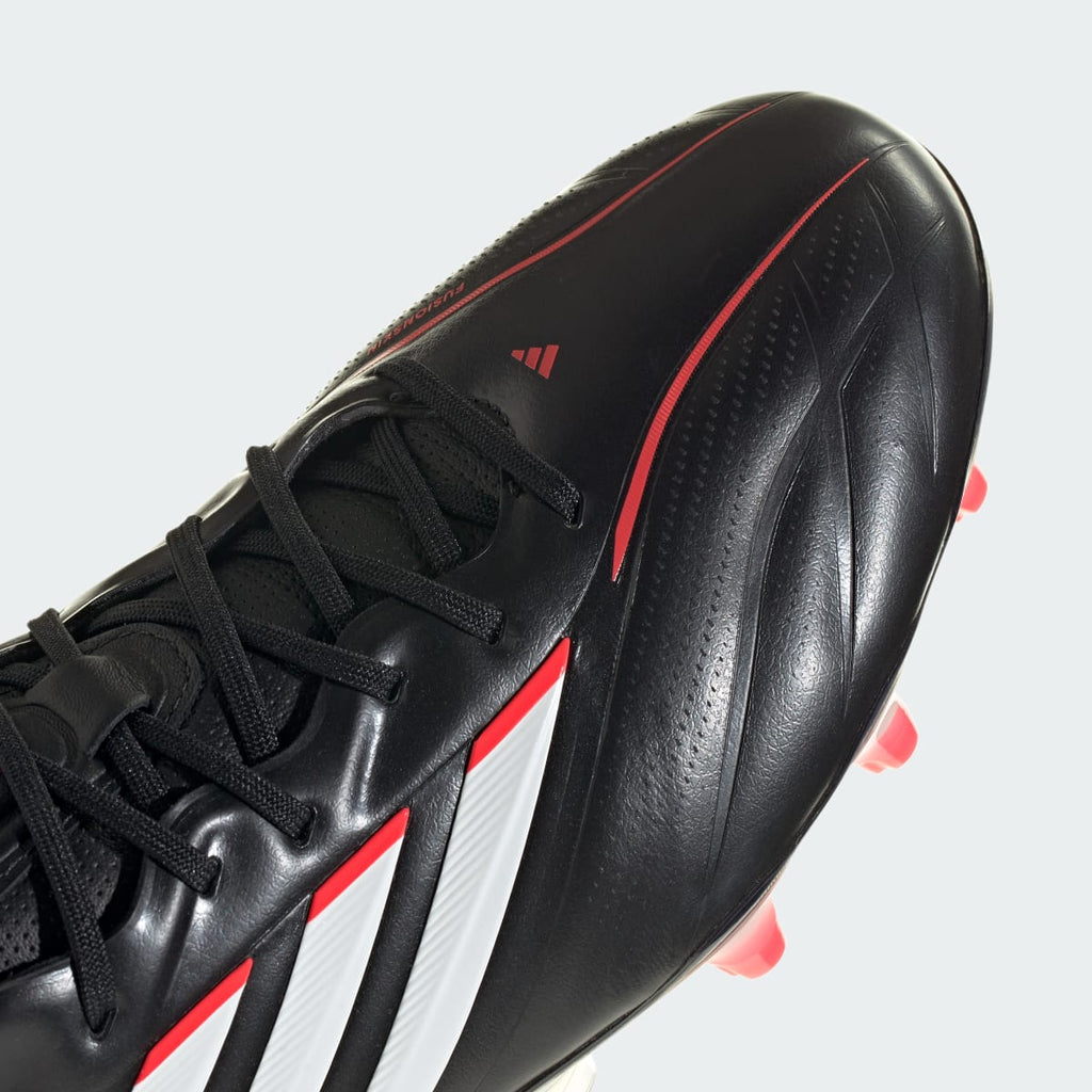 Adidas Women's COPA PURE IV ELITE Firm Ground Soccer Cleats - Core Black / Cloud White / Lucid Red - Image 11