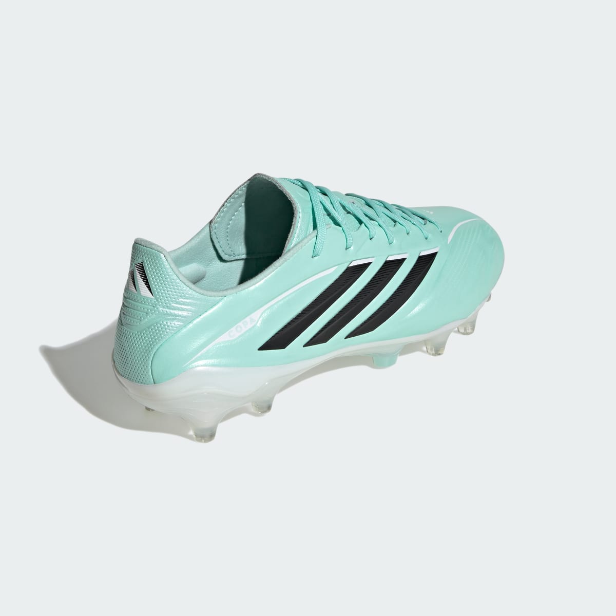Adidas Women's COPA PURE IV ELITE Firm Ground Soccer Cleats - Clear Mint / Core Black / Cloud White - Image 6