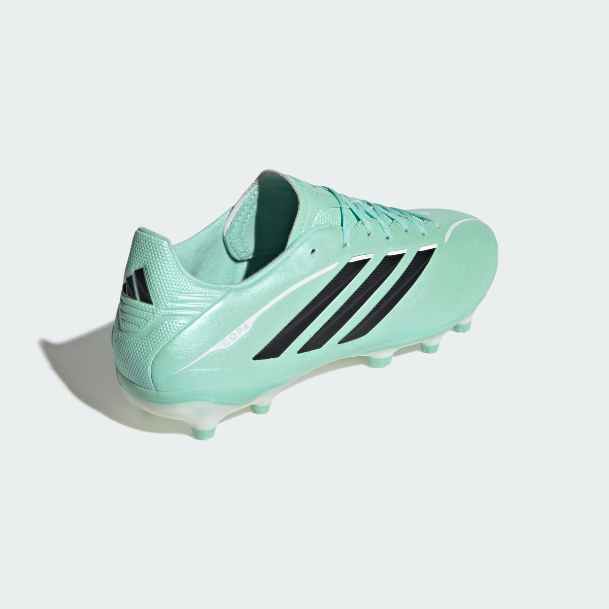 Adidas Women's COPA PURE IV LEAGUE Firm Ground Soccer Cleats - Clear Mint / Core Black / Cloud White - Image 6