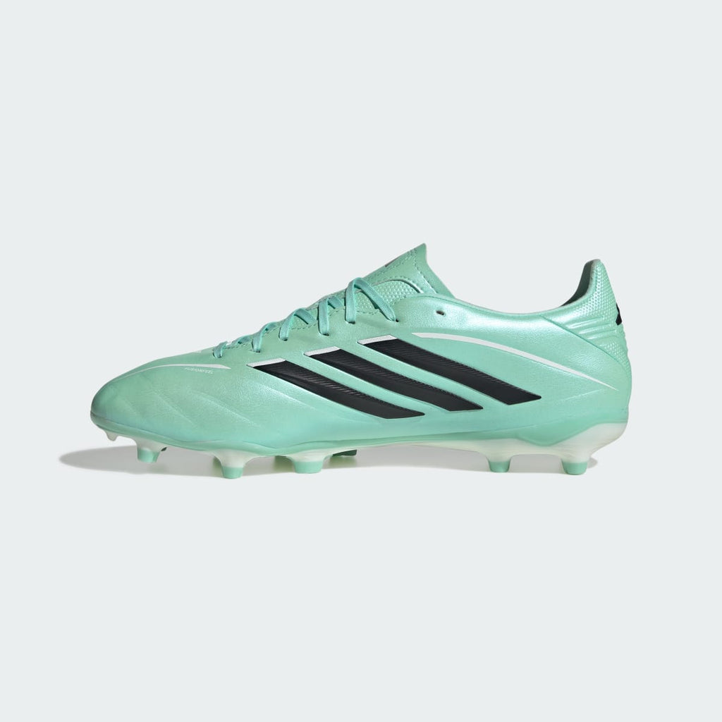 Adidas Men's COPA PURE IV LEAGUE Firm Ground Soccer Cleats - Clear Mint / Core Black / Cloud White - Image 7