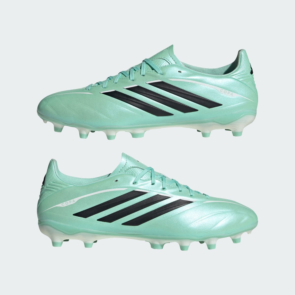 Adidas Men's COPA PURE IV LEAGUE Firm Ground Soccer Cleats - Clear Mint / Core Black / Cloud White - Image 8