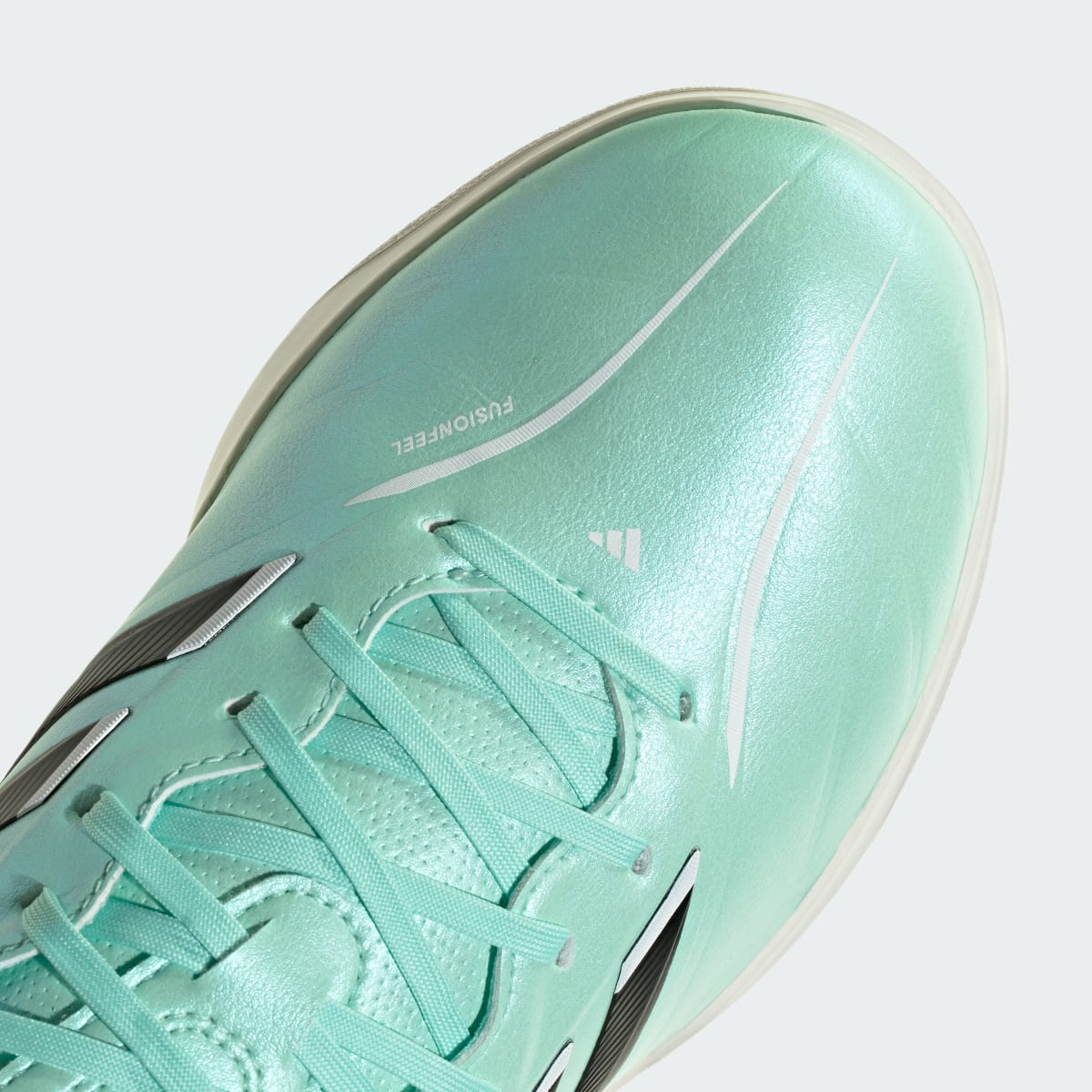 Adidas Women's COPA PURE IV LEAGUE Turf Soccer Cleats - Clear Mint / Core Black / Cloud White - Image 9