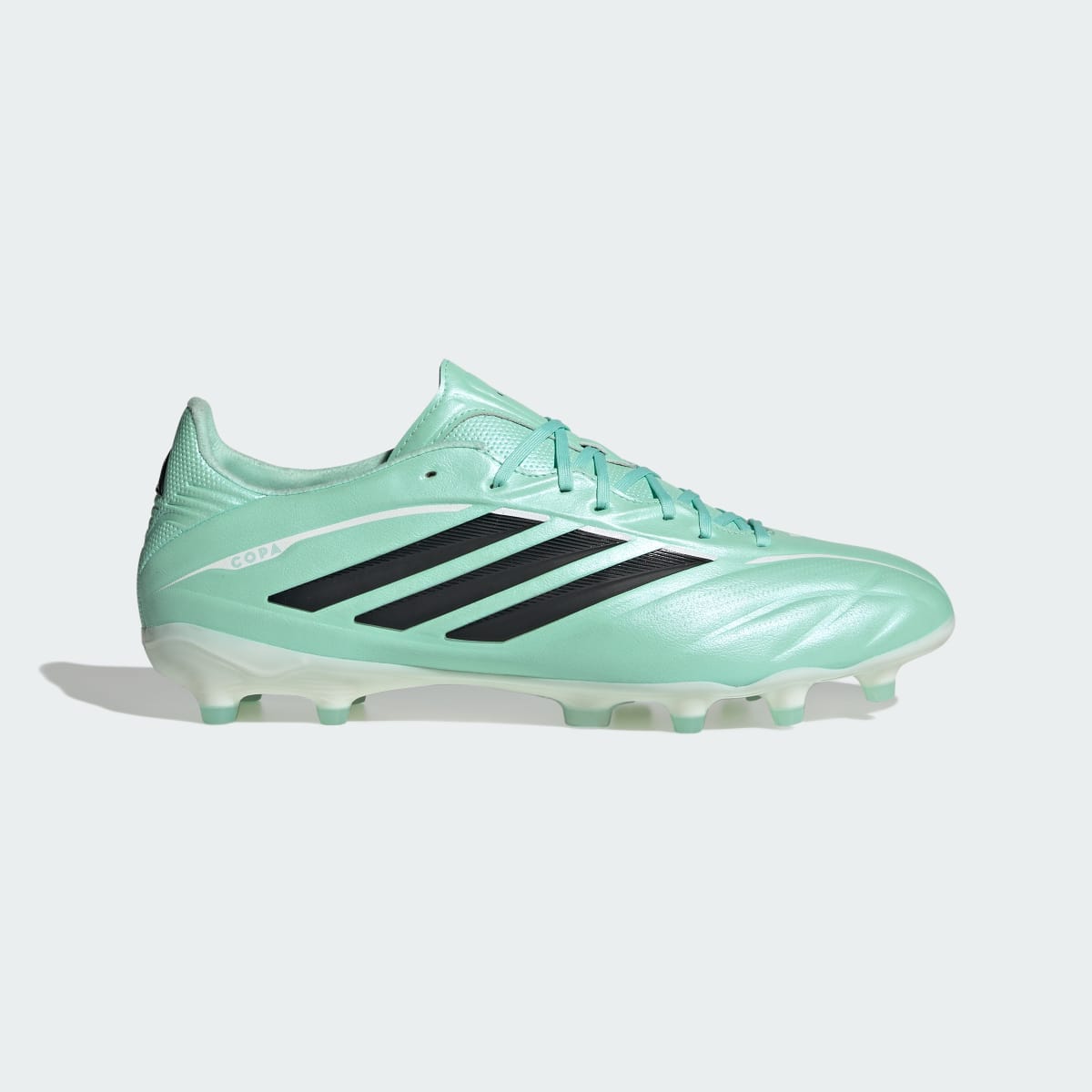 Adidas Men's COPA PURE IV PRO Firm Ground Soccer Cleats - Clear Mint / Core Black / Cloud White - Image 2