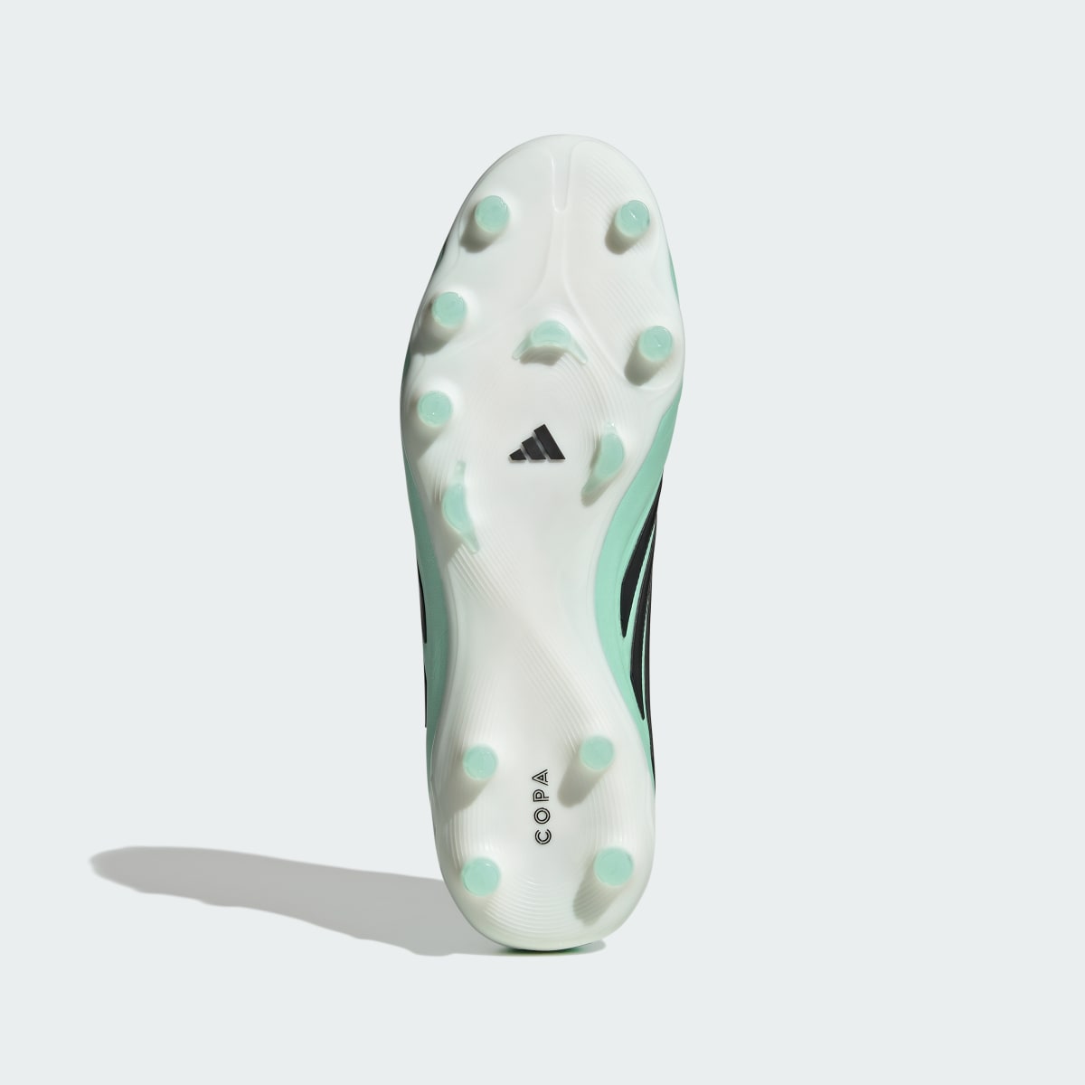 Adidas Men's COPA PURE IV PRO Firm Ground Soccer Cleats - Clear Mint / Core Black / Cloud White - Image 4