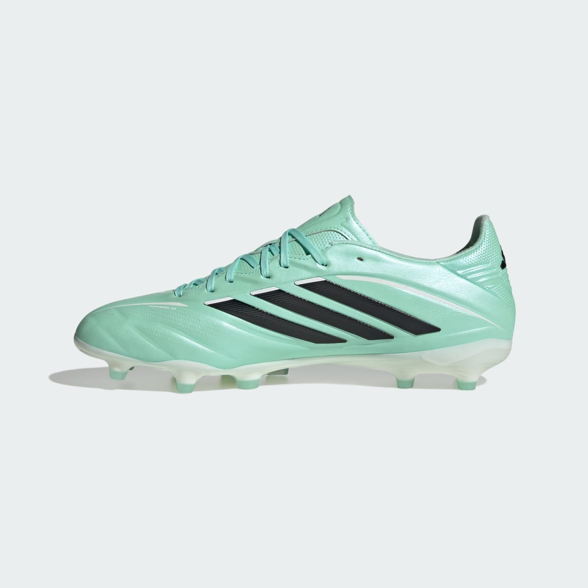 Adidas Men's COPA PURE IV PRO Firm Ground Soccer Cleats - Clear Mint / Core Black / Cloud White - Image 7