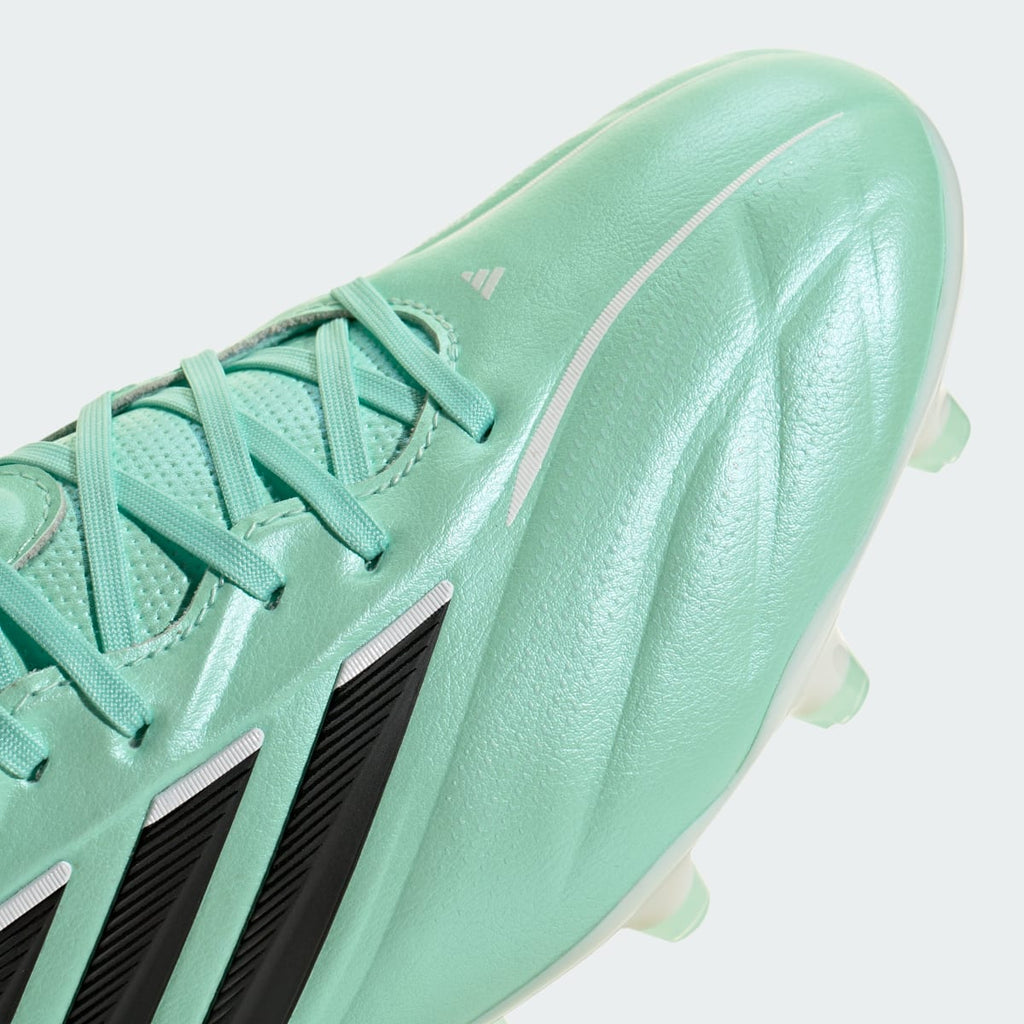 Adidas Women's COPA PURE IV PRO Firm Ground Soccer Cleats - Clear Mint / Core Black / Cloud White - Image 9