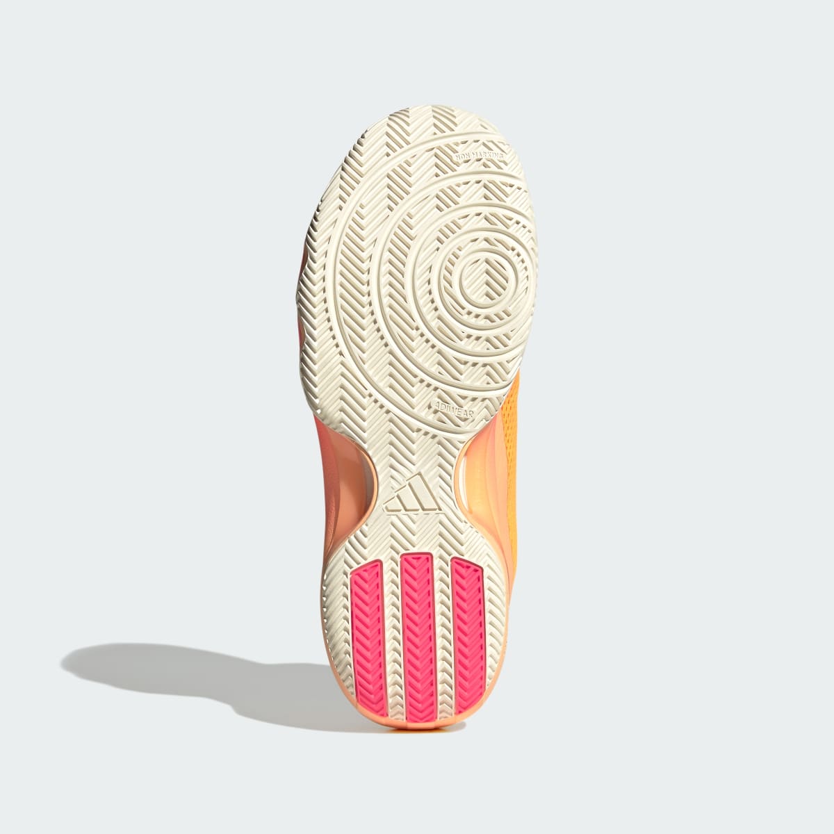Adidas Men's CRAZYFLIGHT 7 SHOES - Lucid Tangerine / Lucid Orange / Off White - Image 3