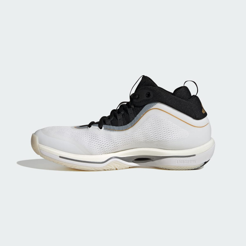 Adidas Men's CRAZYFLIGHT 7 SHOES - Cloud White / Gold Metallic / Core Black - Image 6