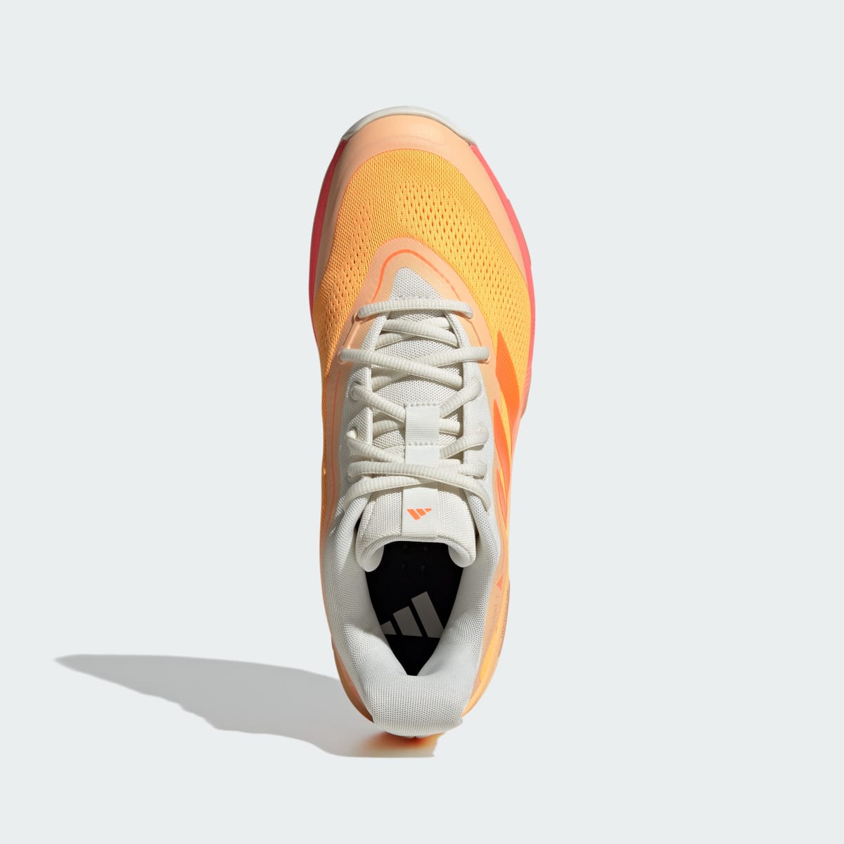 Adidas Men's CRAZYFLIGHT 7 Shoes - Lucid Tangerine / Lucid Orange / Off White - Image 2