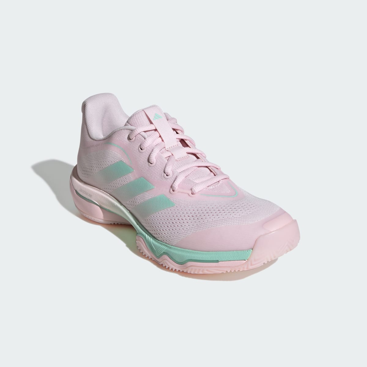 Adidas Women's CRAZYFLIGHT 7 Shoes - Distilled Pink / Clear Mint / Silver Metallic - Image 4