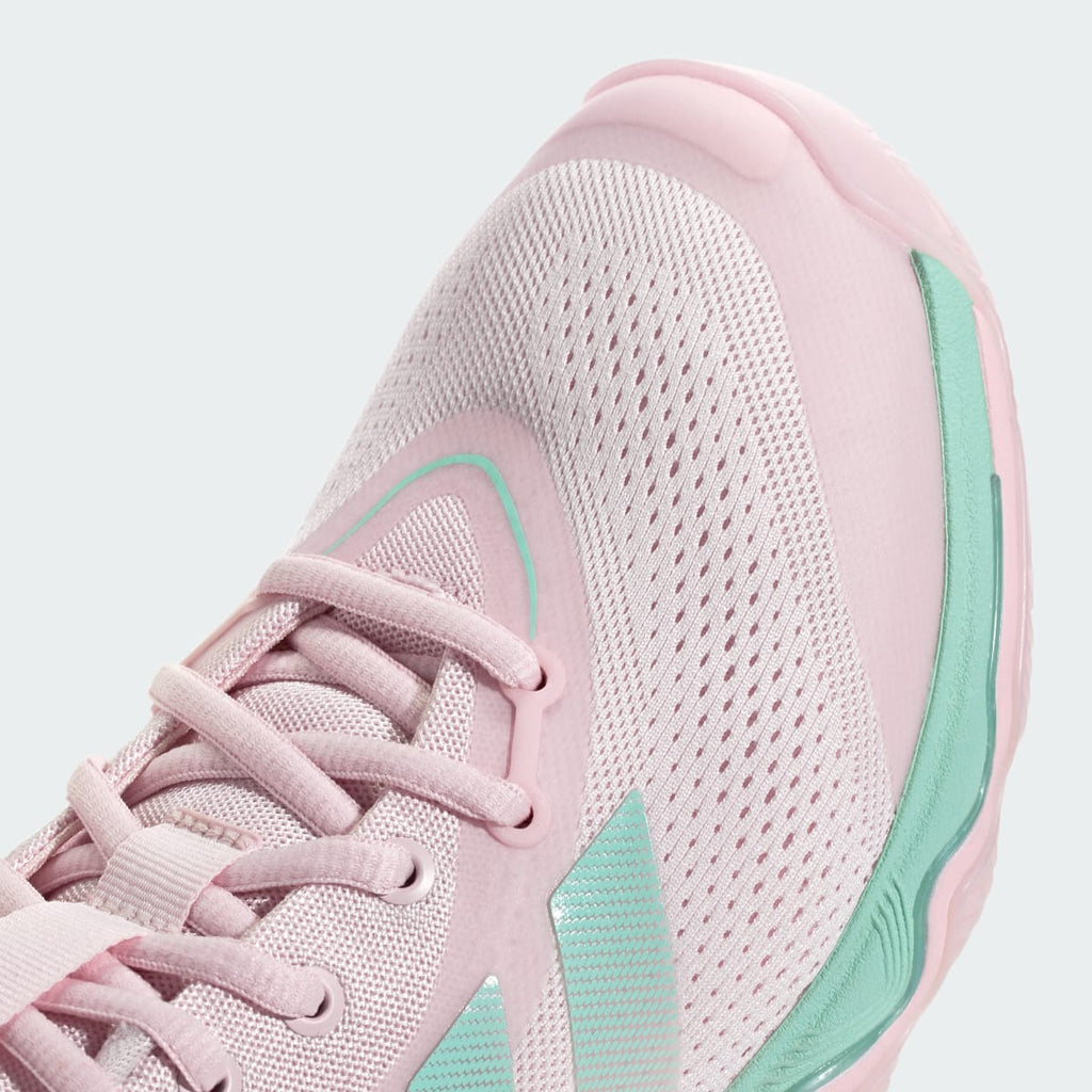 Adidas Women's CRAZYFLIGHT 7 Shoes - Distilled Pink / Clear Mint / Silver Metallic - Image 8