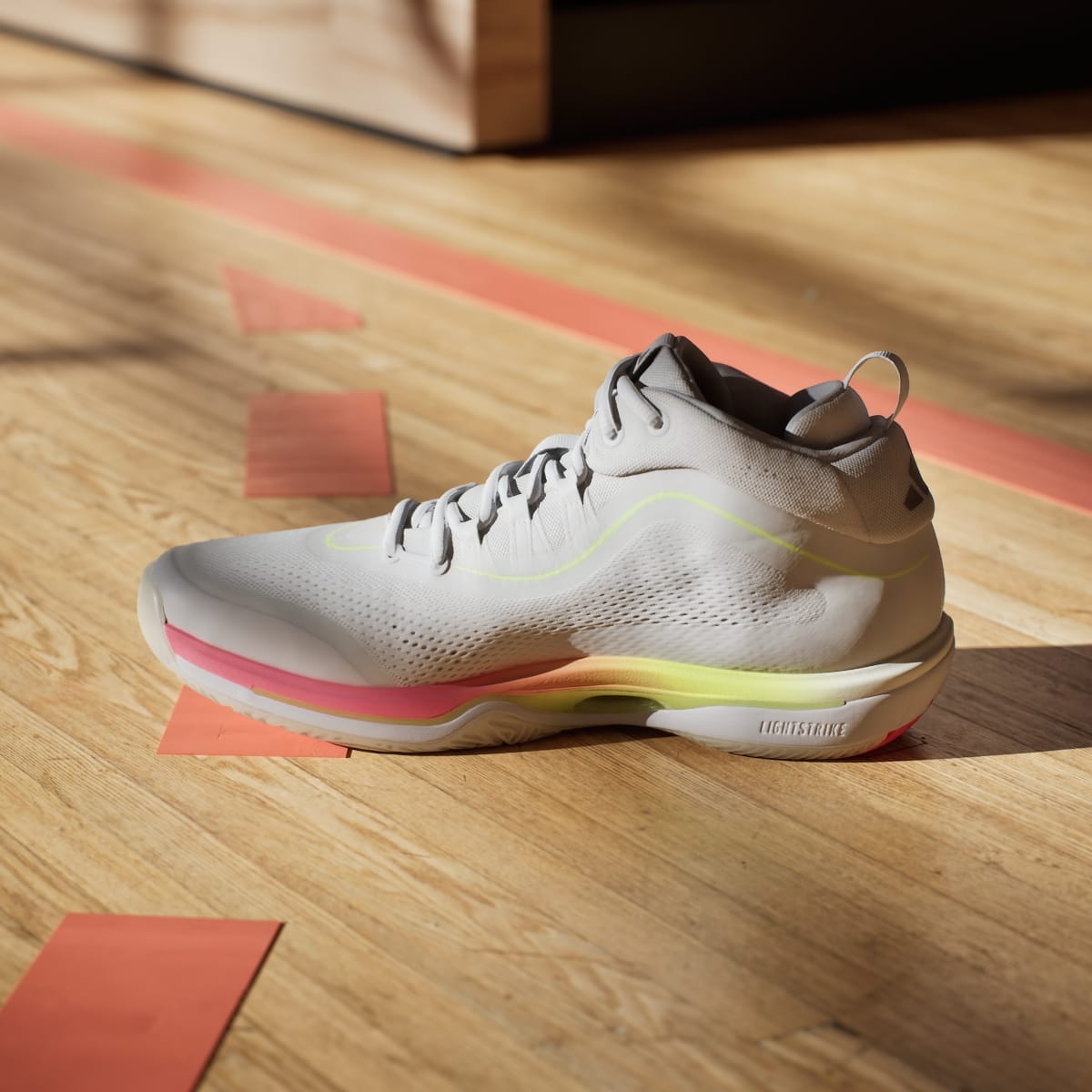 Adidas Men's CRAZYFLIGHT 7 Shoes - Cloud White / Cloud White / Iron Metallic - Image 7