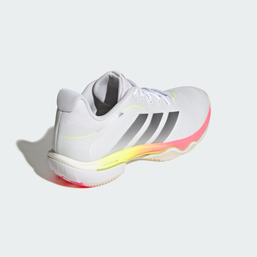 Adidas Men's CRAZYFLIGHT 7 Shoes - Cloud White / Iron Metallic / Solar Turbo - Image 5