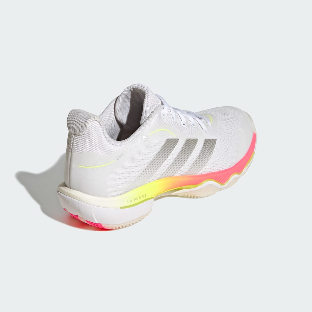Adidas Women's CRAZYFLIGHT 7 Shoes - Cloud White / Tech Grey Metallic / Solar Turbo - Image 5