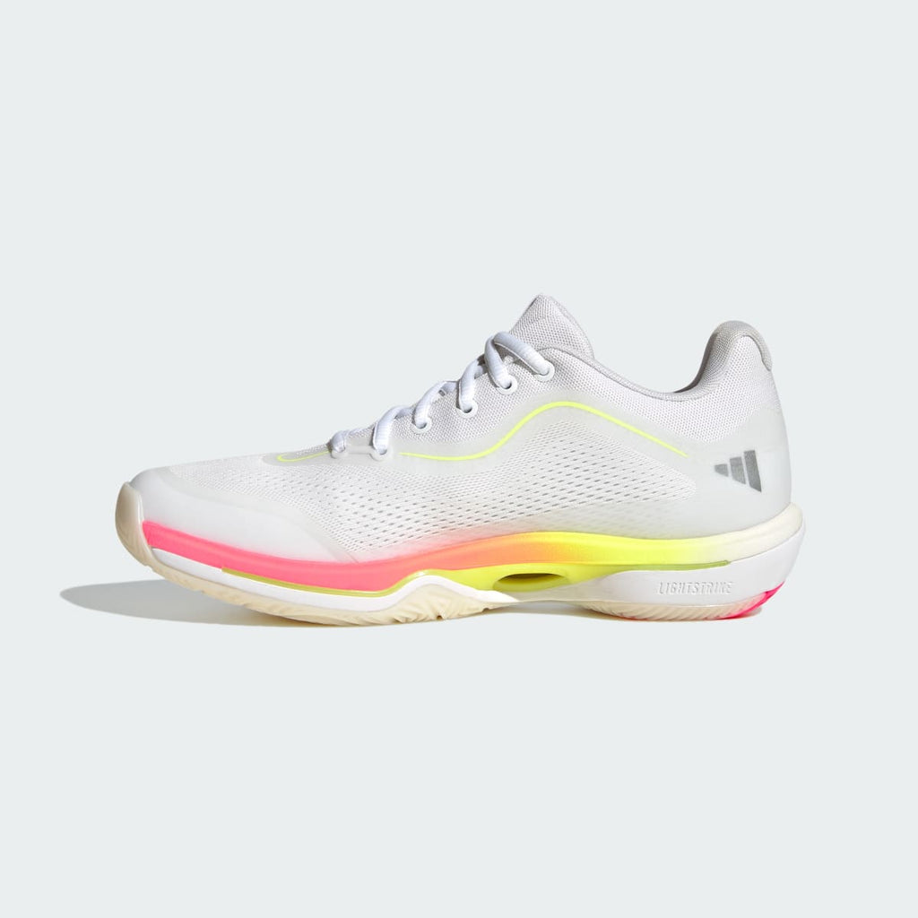 Adidas Women's CRAZYFLIGHT 7 Shoes - Cloud White / Tech Grey Metallic / Solar Turbo - Image 6
