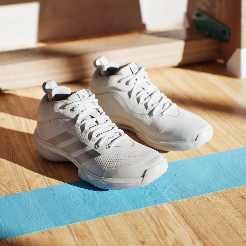 Adidas Women's CRAZYFLIGHT 7 Shoes - Cloud White / Silver Metallic / Cloud White - Image 6