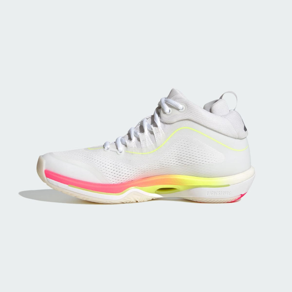 Adidas Women's CRAZYFLIGHT 7 Shoes - Cloud White / Tech Grey Metallic / Solar Turbo - Image 7