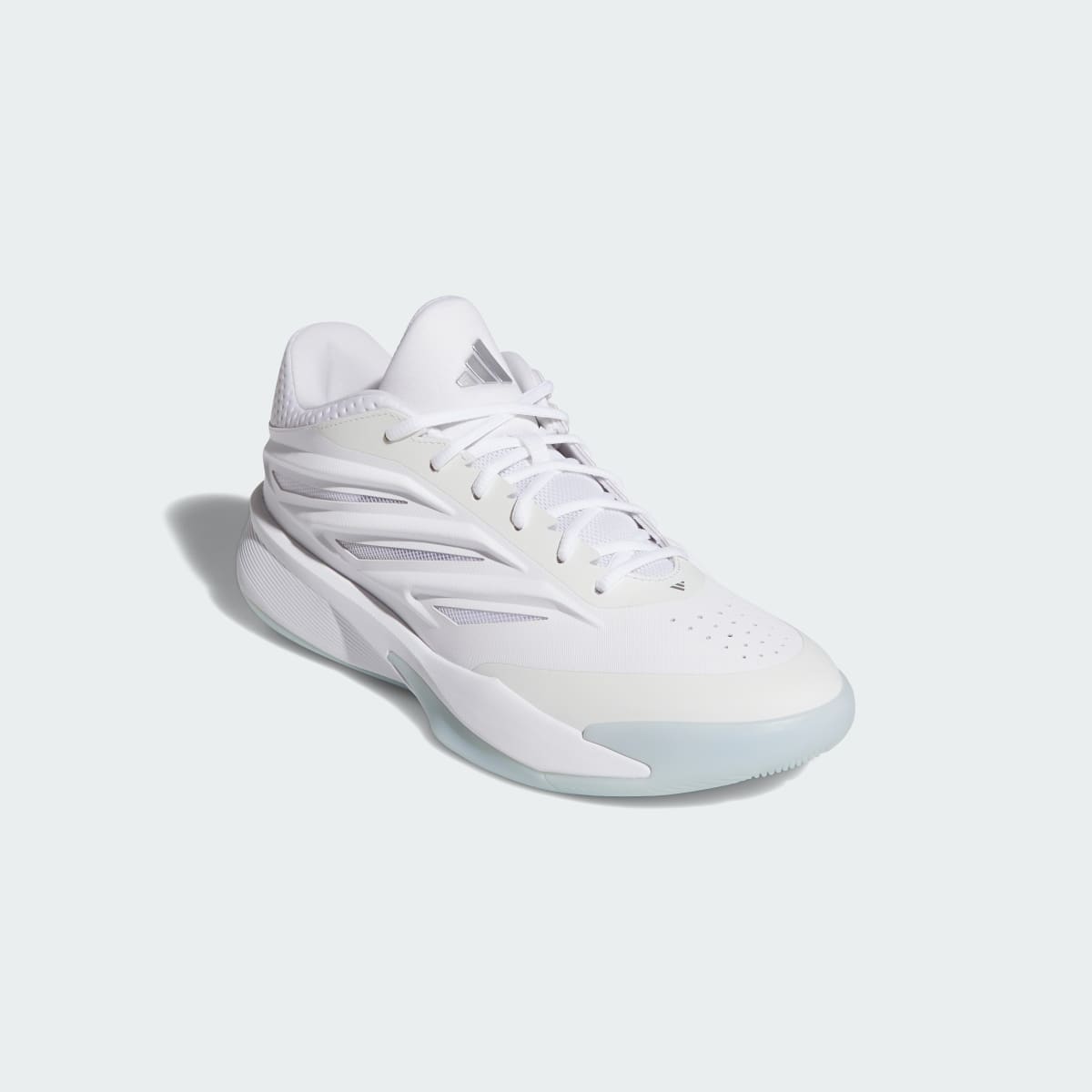 Adidas Men's CRAZY ENERGY SHOES - Cloud White / Silver Metallic / Cloud White - Image 4