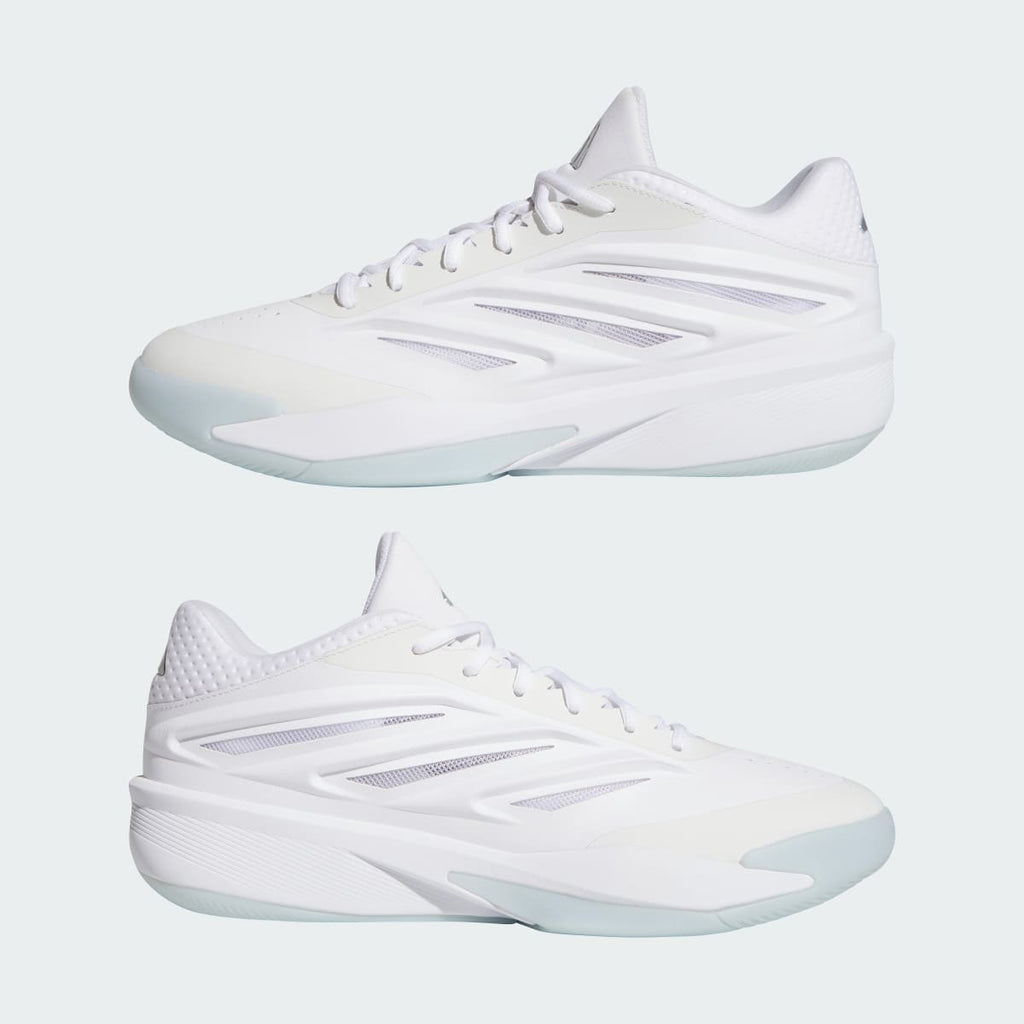Adidas Men's CRAZY ENERGY SHOES - Cloud White / Silver Metallic / Cloud White - Image 7