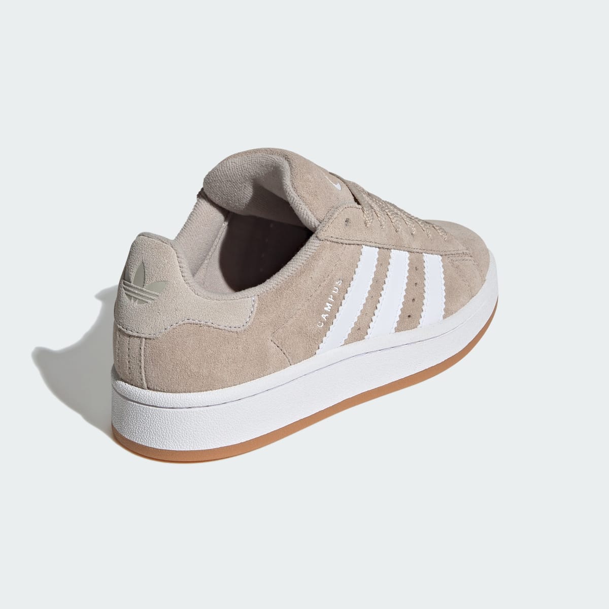 Adidas Kids' Campus 00s Shoes - Wonder Beige / Cloud White / Gum - Image 6