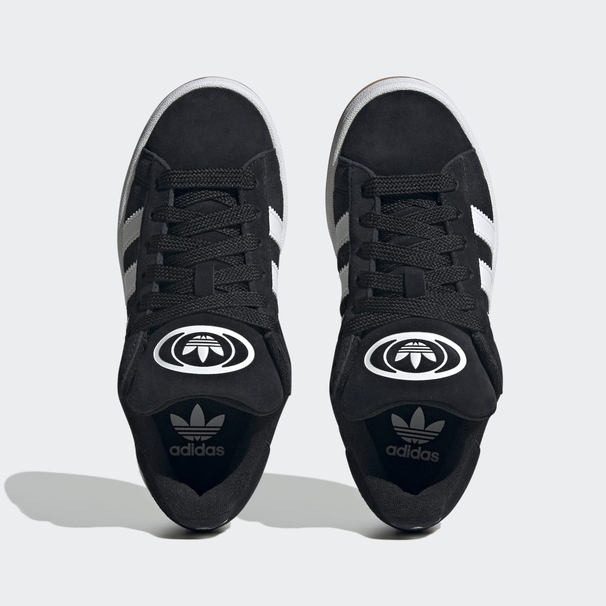 Adidas Kids' Campus 00s Shoes - Core Black / Cloud White / Cloud White - Image 3