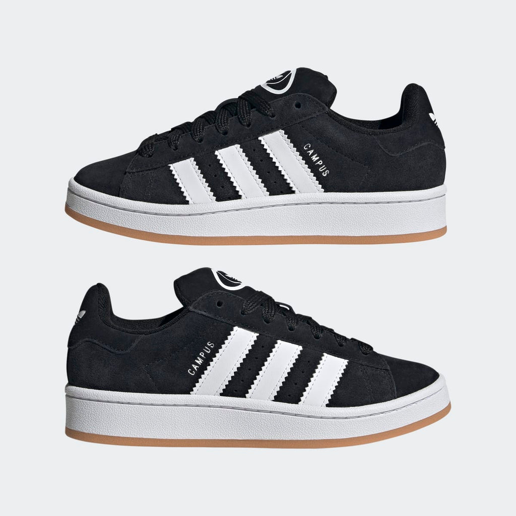 Adidas Kids' Campus 00s Shoes - Core Black / Cloud White / Cloud White - Image 8