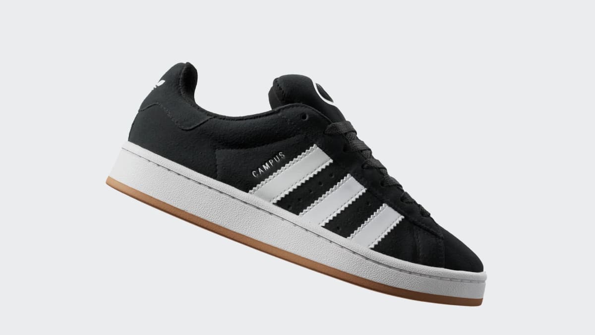 Adidas Kids' Campus 00s Shoes - Core Black / Cloud White / Cloud White - Image 2