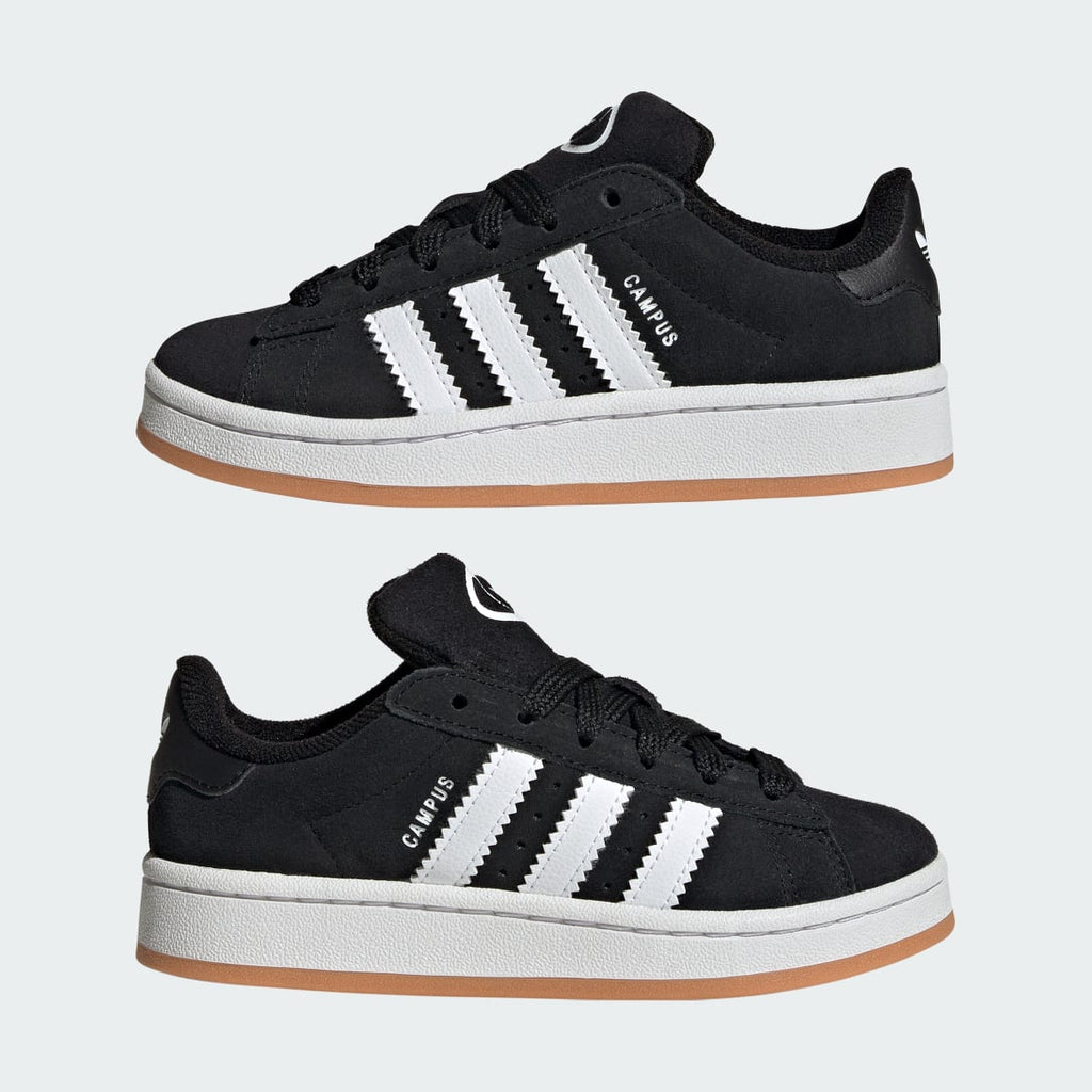 Adidas Kids' Campus 00s Shoes - Core Black / Cloud White / Gum - Image 8