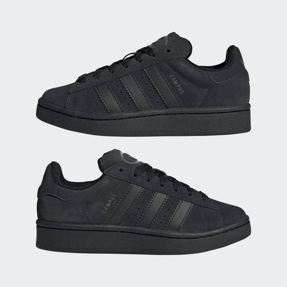 Adidas Kids' Campus 00s Shoes - Core Black / Core Black / Cloud White - Image 7