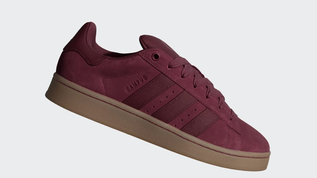 Adidas Men's Campus 00s Shoes - Shadow Red / Gum / Cloud White - Image 2