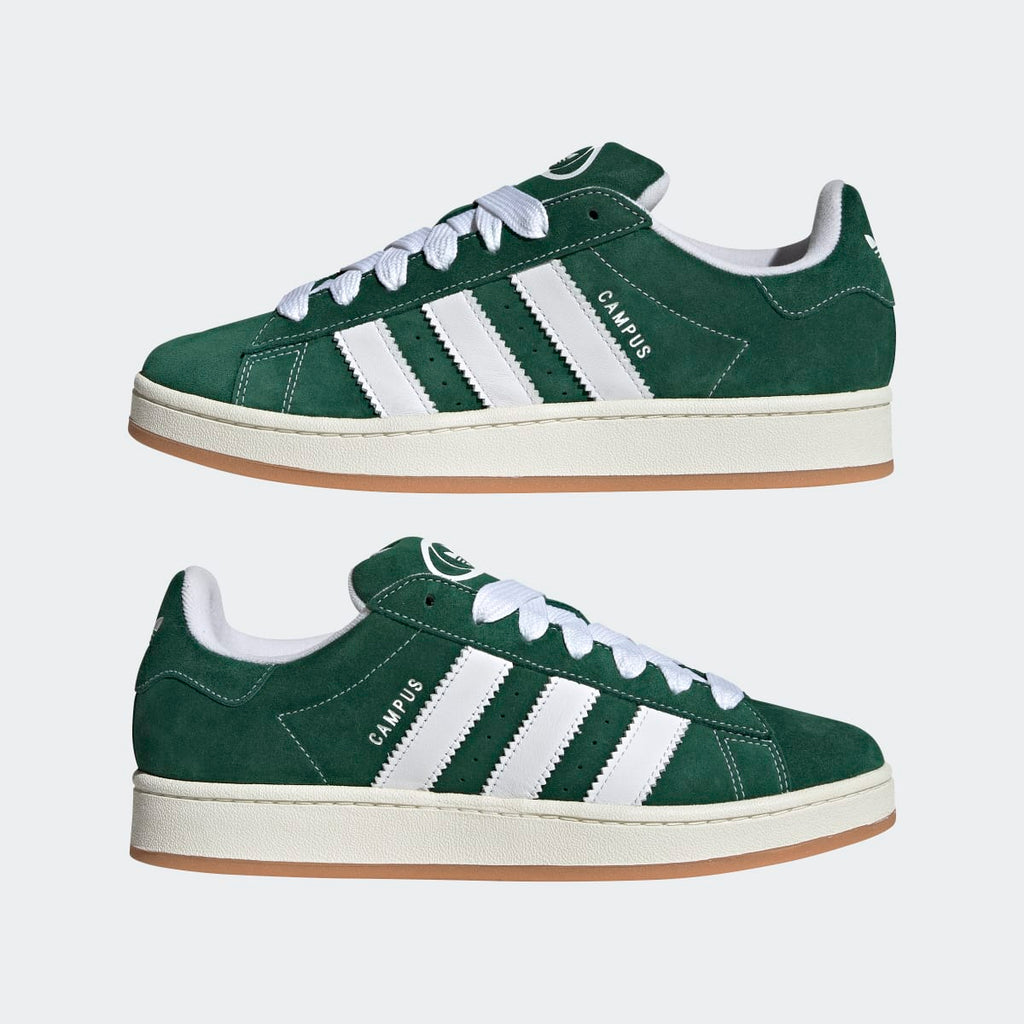 Adidas Men's Campus 00s Shoes - Dark Green / Cloud White / Off White - Image 8