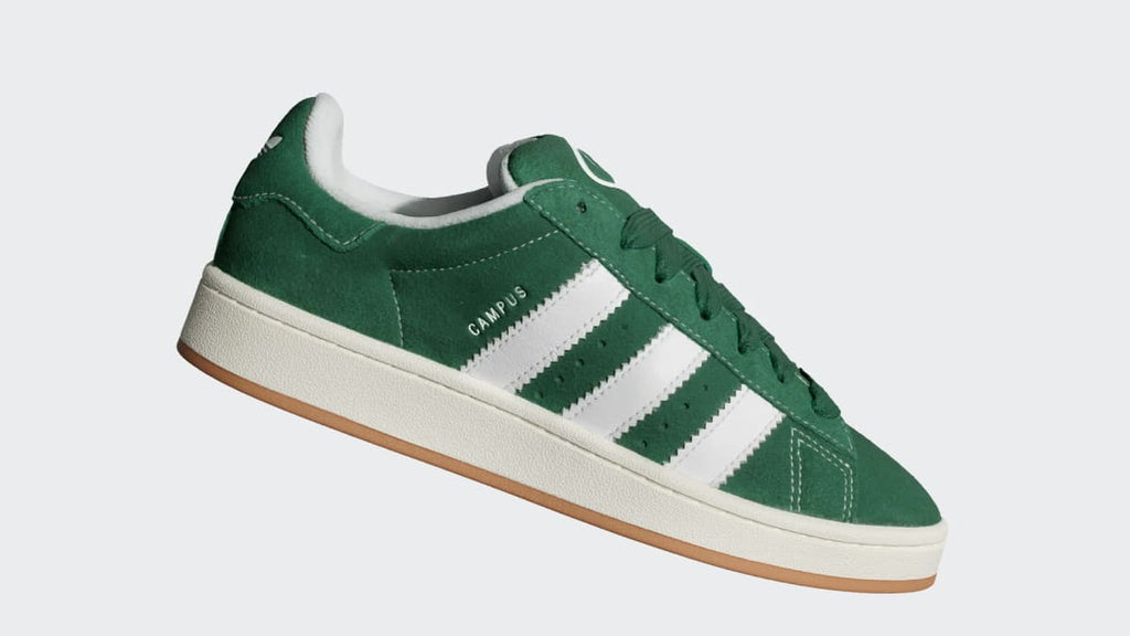 Adidas Men's Campus 00s Shoes - Dark Green / Cloud White / Off White - Image 2