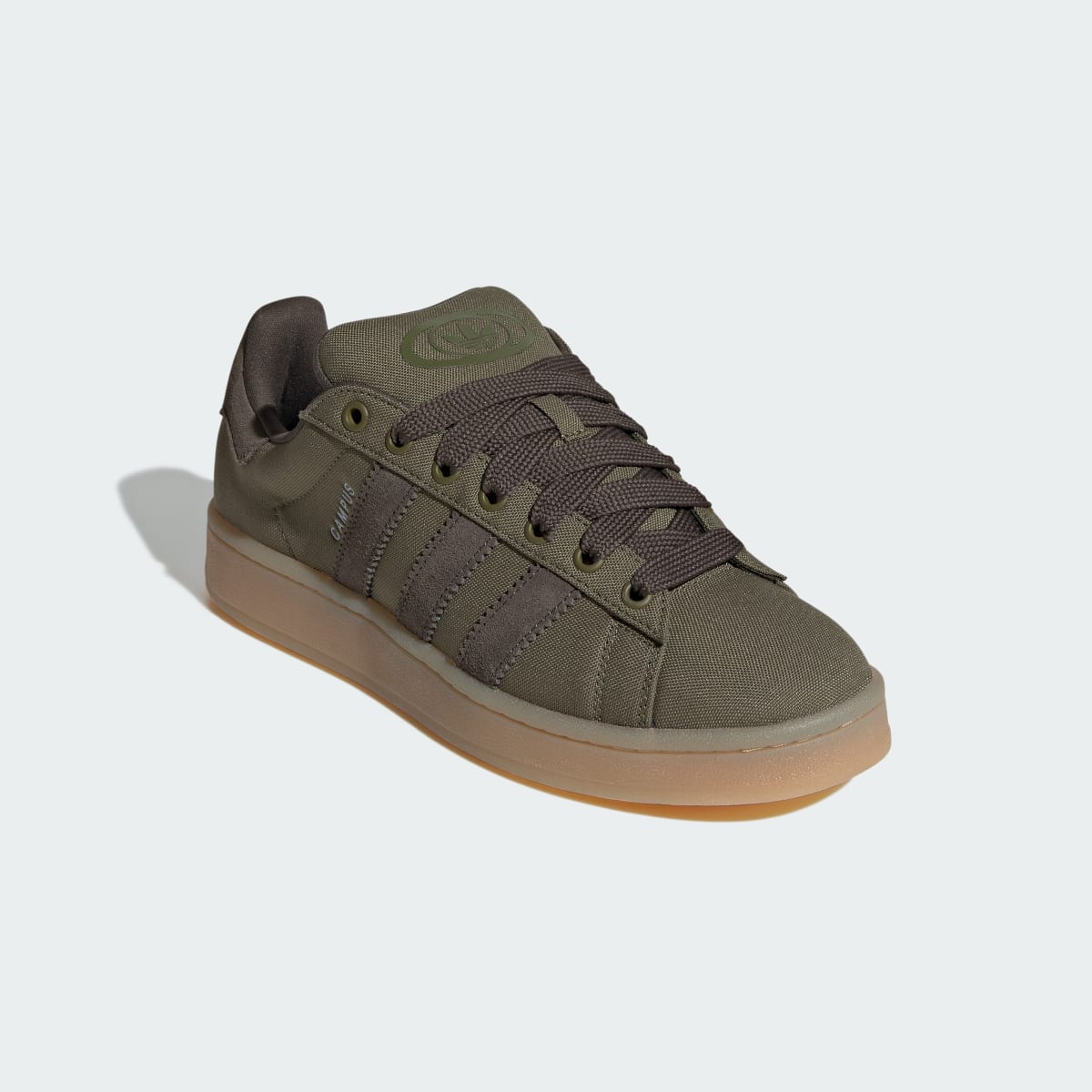 Adidas Men's Campus 00s Shoes - Focus Olive / Shadow Olive / Gum - Image 4