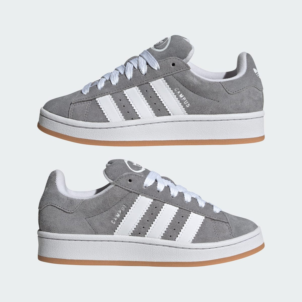 Adidas Kids' Campus 00s Shoes - Grey Three / Cloud White / Cloud White - Image 8