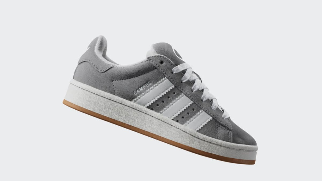 Adidas Kids' Campus 00s Shoes - Grey Three / Cloud White / Cloud White - Image 2