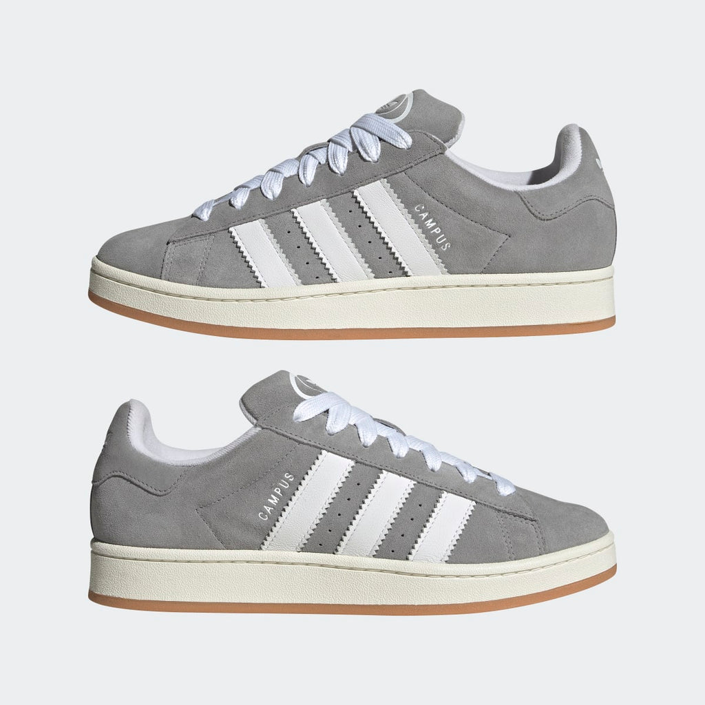 Adidas Men's Campus 00s Shoes - Grey Three / Cloud White / Off White - Image 10