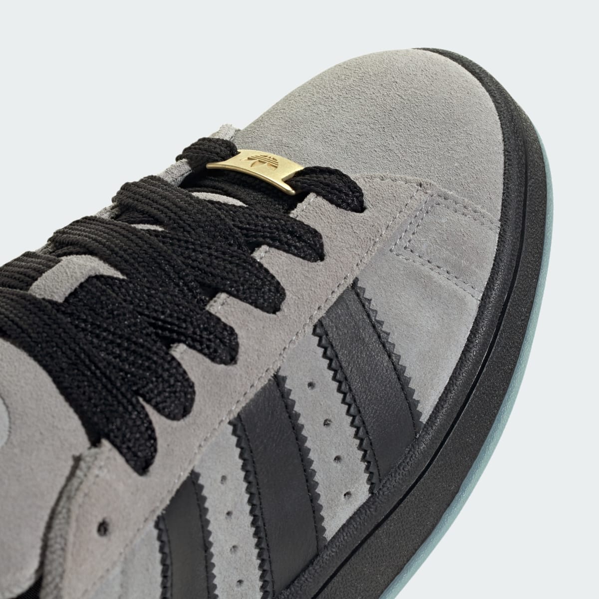 Adidas Men's Campus 00s Shoes - Mgh Solid Grey / Core Black / Clear Sky - Image 7