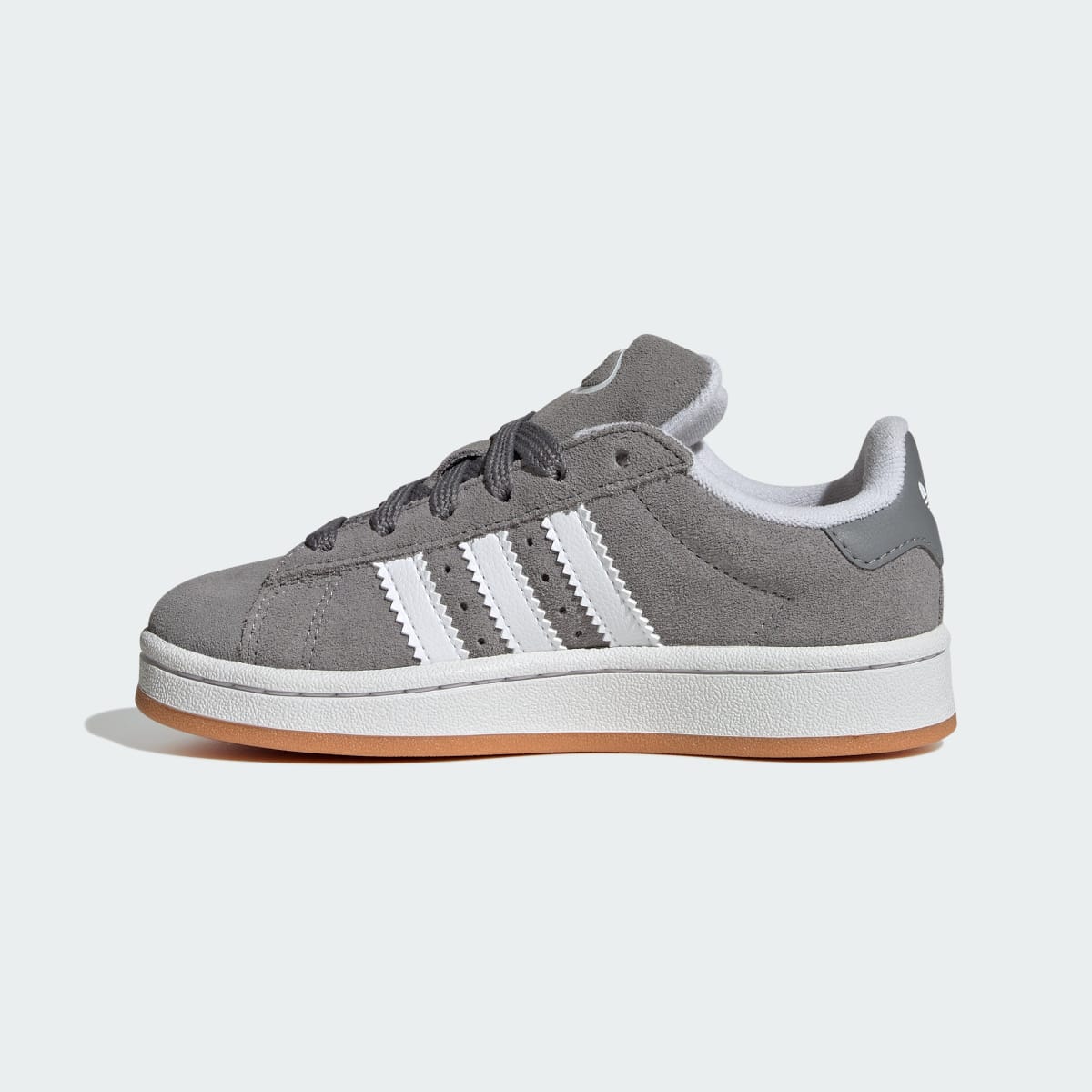 Adidas Kids' Campus 00s Shoes - Grey Three / Cloud White / Gum - Image 7