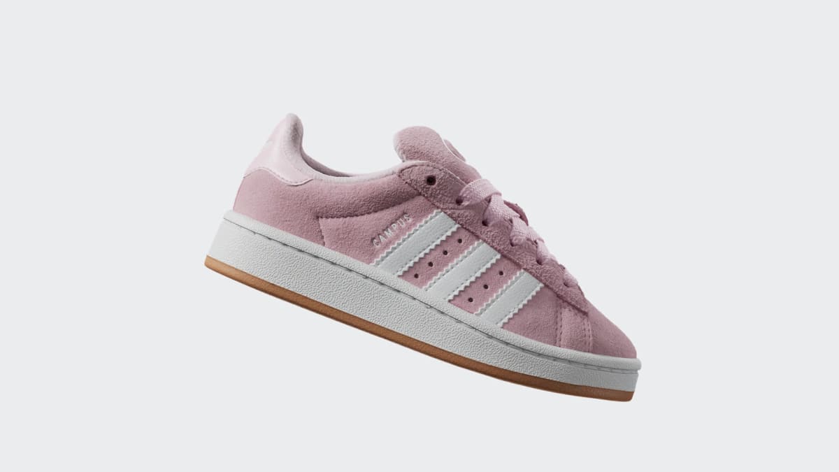 Adidas Kids' Campus 00s Shoes - Clear Pink / Cloud White / Gum - Image 2