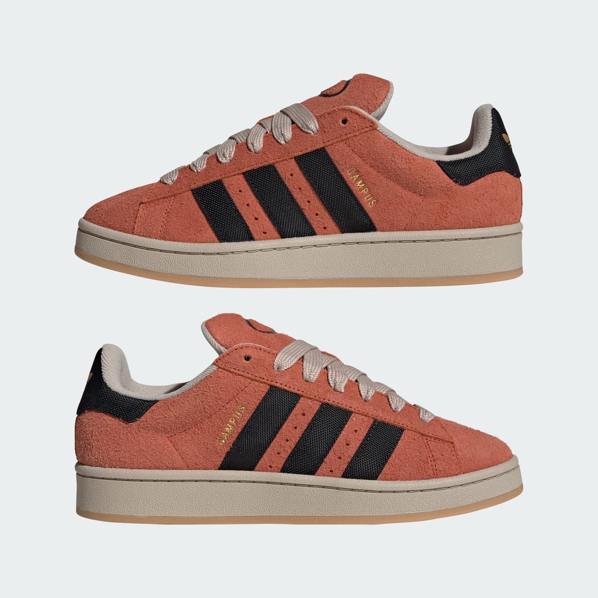 Adidas Men's Campus 00s Shoes - Preloved Red / Core Black / Wonder Beige - Image 7