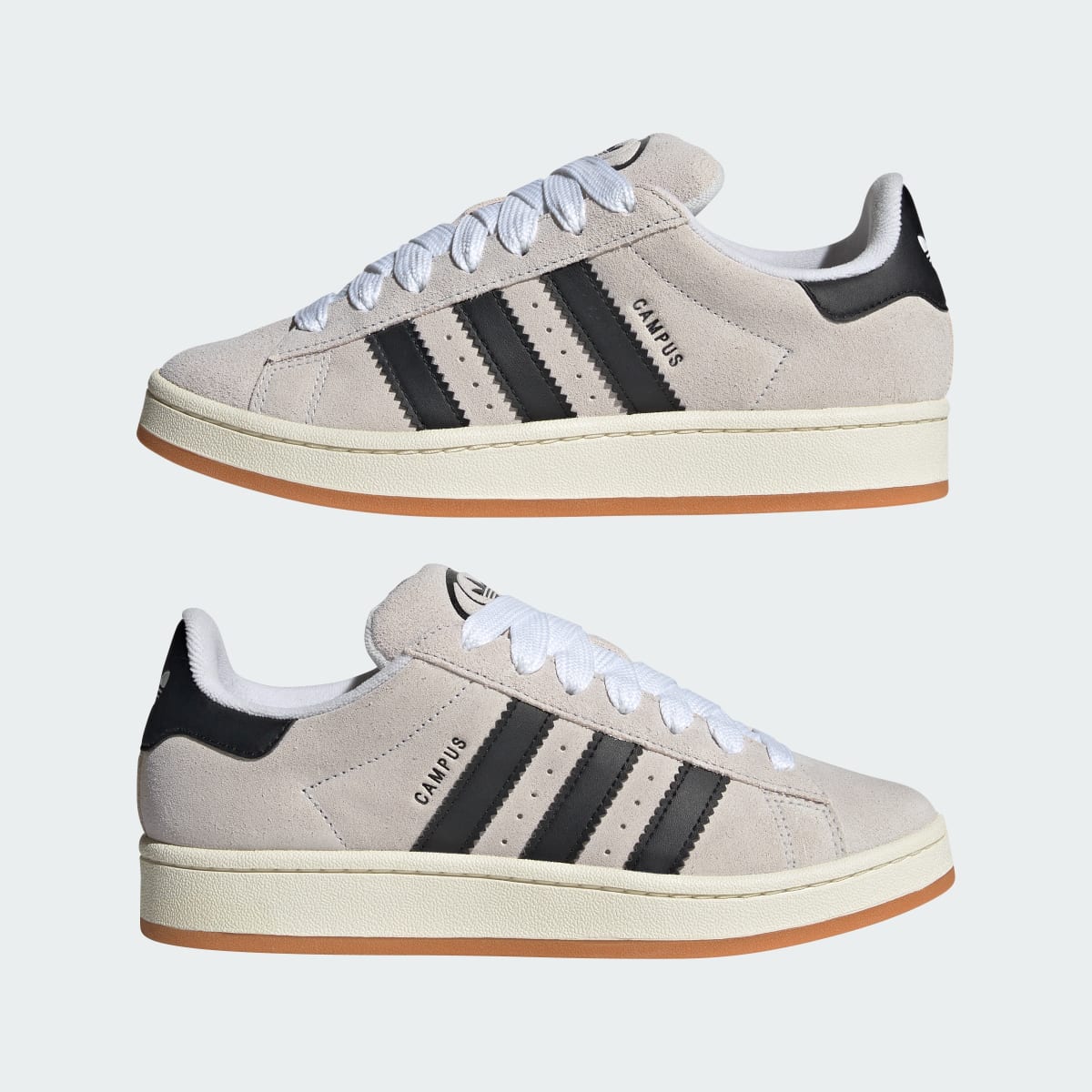 Adidas Women's Campus 00s Shoes - Crystal White / Core Black / Off White - Image 8