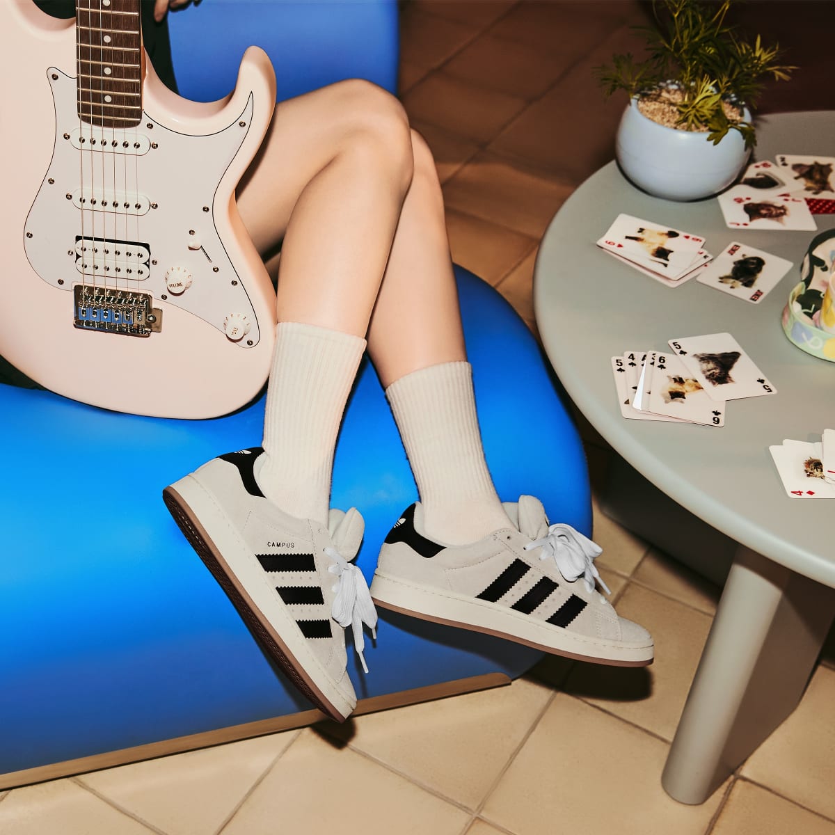 Adidas Women's Campus 00s Shoes - Crystal White / Core Black / Off White - Image 15