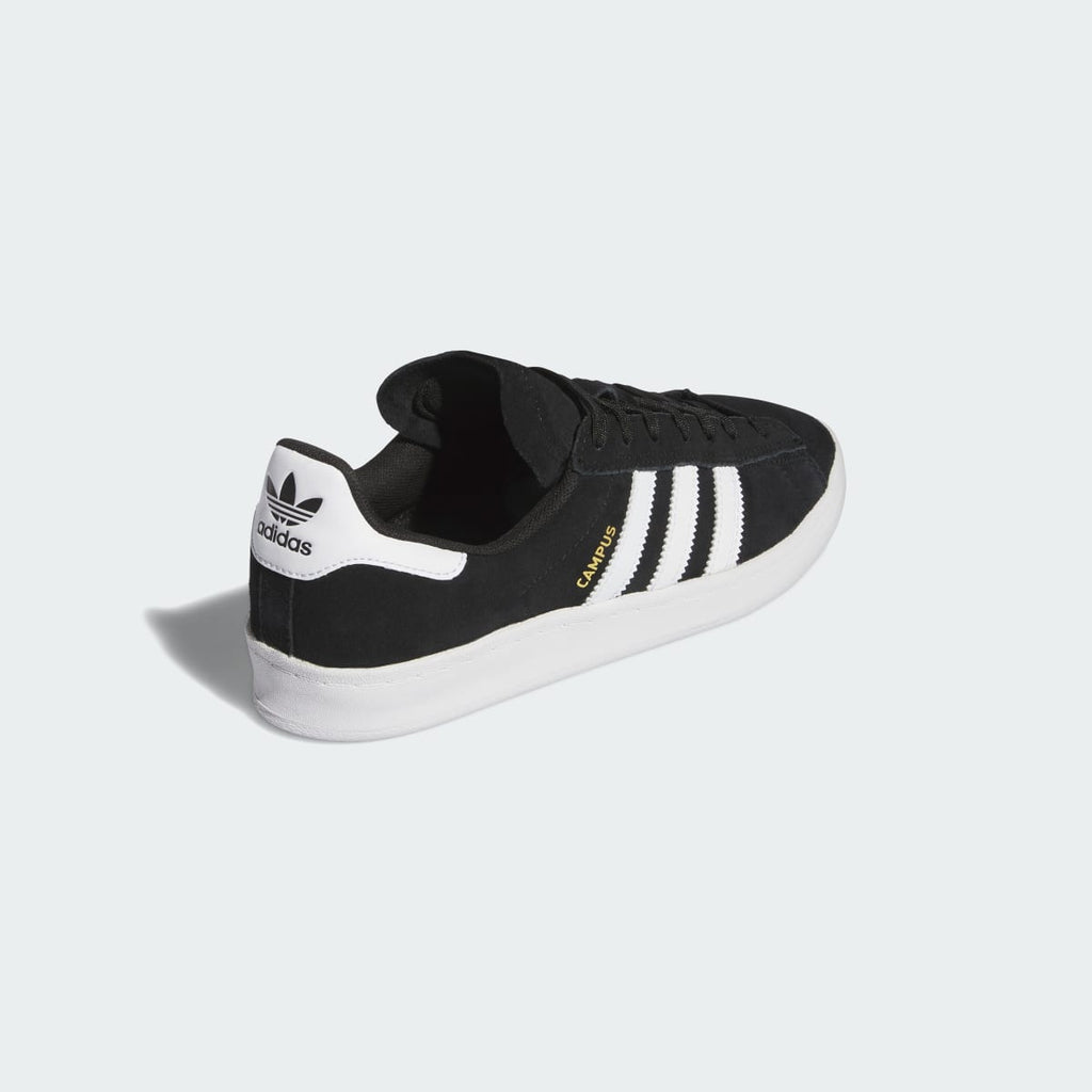Adidas Men's Campus ADV Shoes - Core Black / Cloud White / Cloud White - Image 5