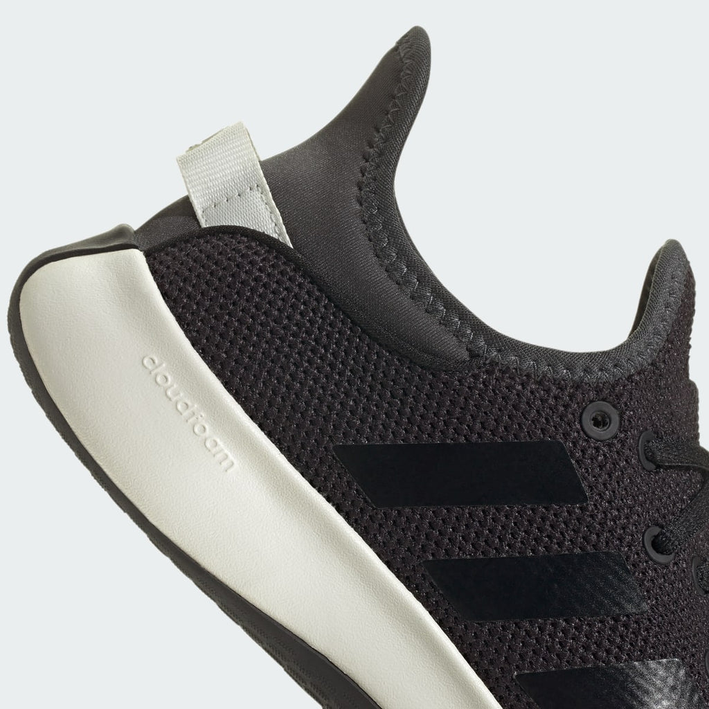 Adidas Women's Cloudfoam Pure Shoes - Core Black / Core Black / Grey Six - Image 7